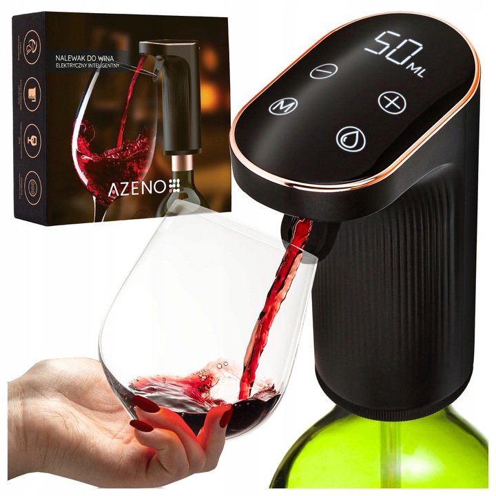 DOZOWNIK NALEWAK DO ALKOHOLU ELEKTRYCZNY DO WÓDKI WHISKEY WINA Z AERATOREM