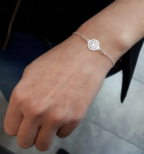 KOMPLET BIŻUTERII SREBRNEJ 925 CELEBRYTKA AŻUR DOWOLNY GRAWER GRATIS SREBRO