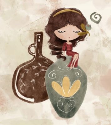 Anekke duża torebka do ręki na ramię Brelok torebki Muse Amphora shopperka