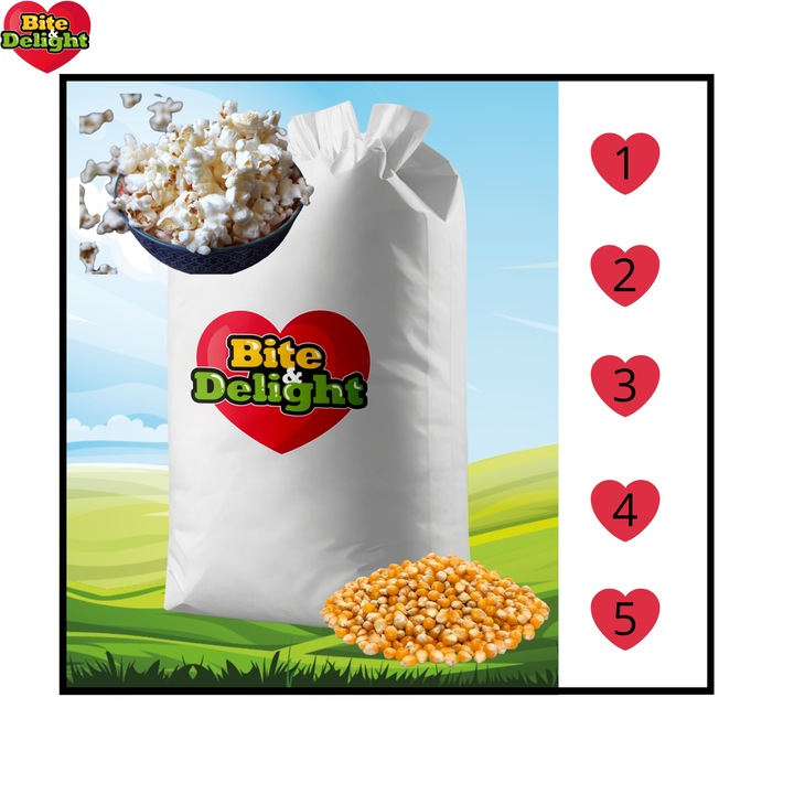 Kukurydza popcorn ziarno do prażenia bez soli 99,8% OTWARTYCH ZIAREN 25kg