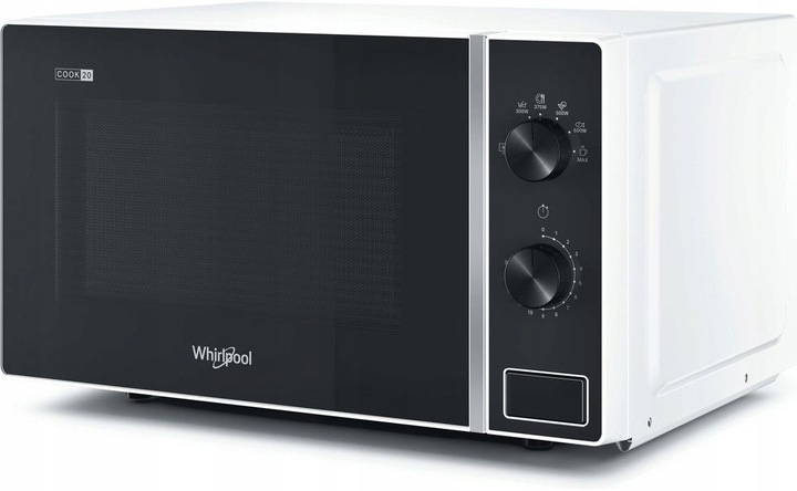 KUCHENKA MIKROFALOWA MIKROFALÓWKA WHIRLPOOL MWP101W 20L 700W 6 POZIOMÓW