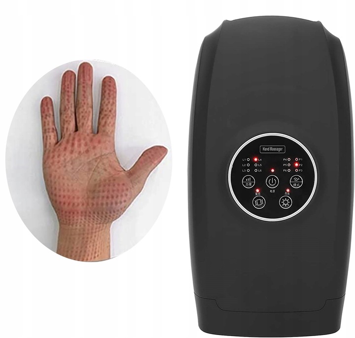 Masażer RĄK ZIMNYCH DŁONI NADGARSTKÓW RZS BÓL UDAR SHAITSU PRESOTERAPIA