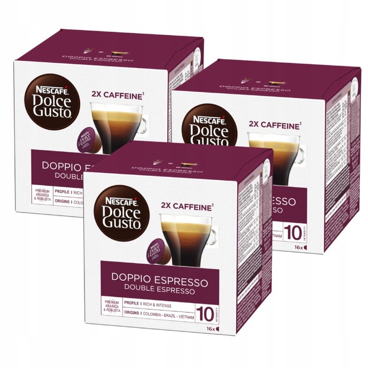 Kapsułki Nescafe Dolce Gusto Doppio Espresso 3x16