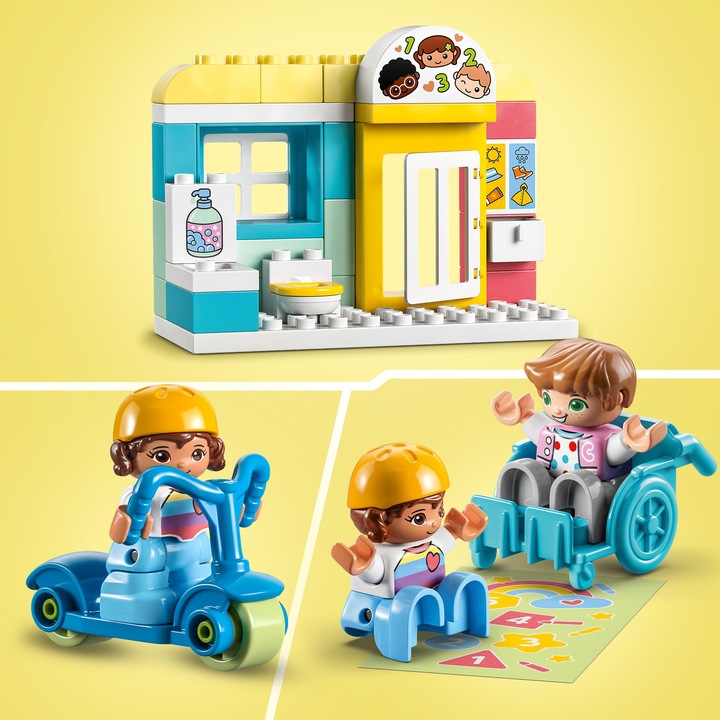 LEGO Duplo 10992 Żłobek Przedszkole 4 Figurki 2+ Duże Klocki Dla 2 3 4latka
