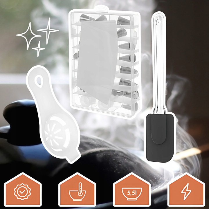 Robot planetarny kuchenny mocny czarny podgrzewana misa 5.5L waga timer