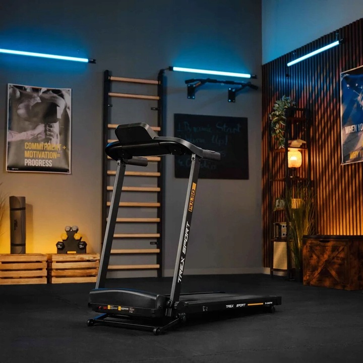 Bieżnia elektryczna składana domowa treningowa kąt nachylenia Trex Sport