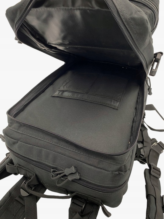 PLECAK WOJSKOWY TAKTYCZNY 45L LASER CUT CZARNY MOLLE MILITARNY TURYSTYCZNY