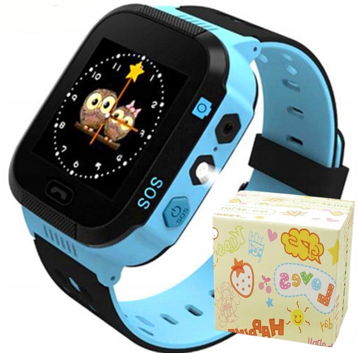 SMARTWATCH ZEGAREK DLA DZIECI SIM GPS LED KAM LOKALIZATOR ROMOWY