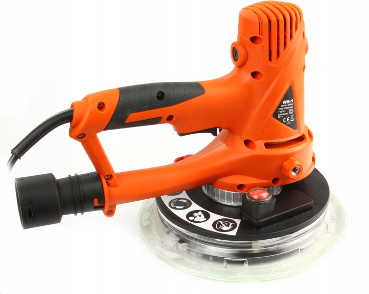 SZLIFIERKA DO GIPSU GŁADZI TYNKU ŚCIAN TYNKÓW LED TORBA Papier x 26