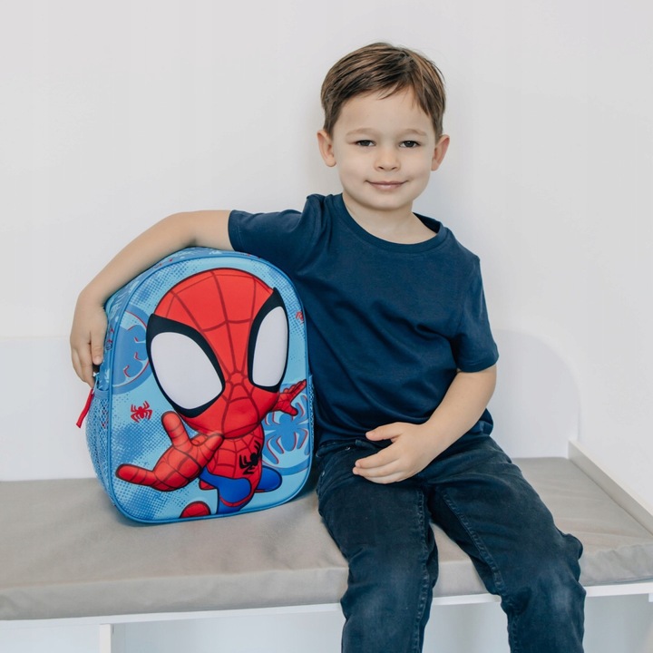 Plecak 3D przedszkolny SPIDEY 33x27x10cm