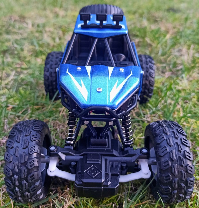 Autko Zdalnie Sterowane MONSTER TRUCK METAL LED dla Dzieci samochód RC auto