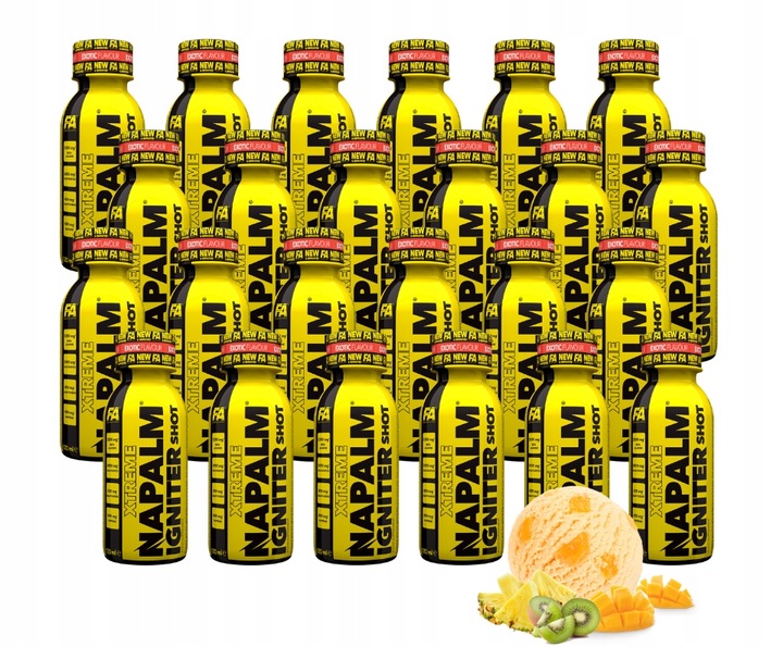 FA Napalm Igniter Juice Shot 24 x 120 ml smak egzotyczny Przedtreningówka