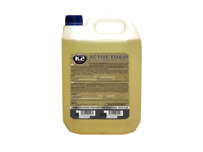 K2 ACTIVE FOAM PIANA AKTYWNA DO MYCIA POJAZDÓW SAMOCHODÓW OSOBOWYCH TIR 5l