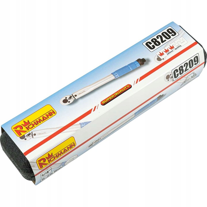 KLUCZ DYNAMOMETRYCZNY 1/4" Z BLOKADĄ 5-25NM CERTYFIKAT KALIBRACJI ETUI CR-V