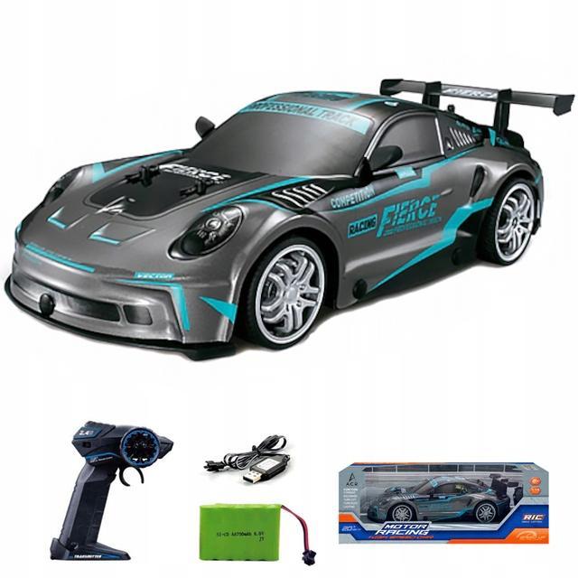 SAMOCHÓD ZDALNIE STEROWANY AUTO WYŚCIGOWE DRIFT RC PILOT