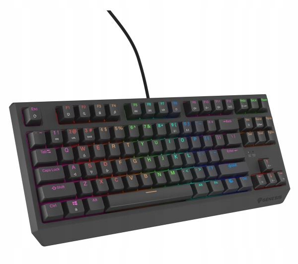 Klawiatura mechaniczna Genesis Thor 230 TKL Lite Outemu Red USB RGB