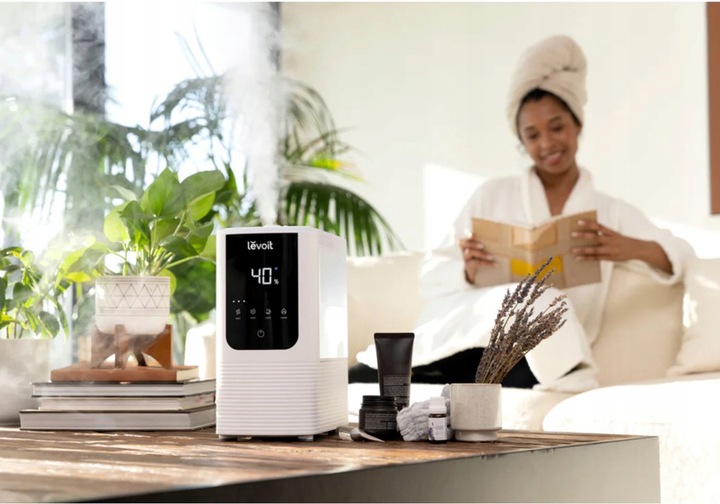 Nawilżacz powietrza Levoit OasisMist 450S dyfuzor ciepła zimna mgiełka 40m2