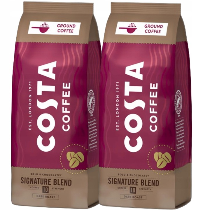 Costa Coffee Kawa Signature Blend Dark Mielona 2x500g