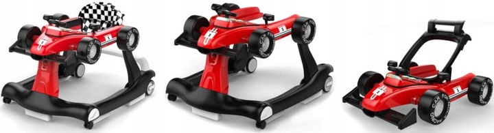 Chodzik SUN BABY Formuła 1 3w1 B01.024.0.1 Czerwony