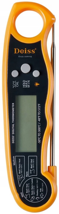 Deiss PRO Termometr kuchenny cyfrowy do mięsa