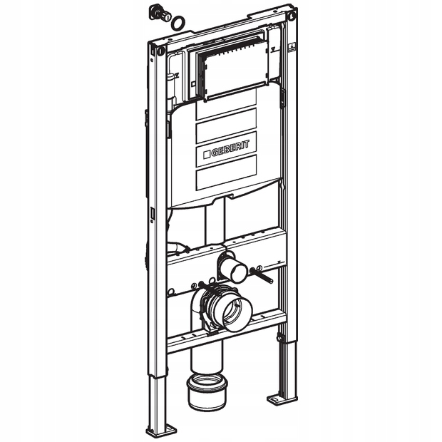 GEBERIT STELAŻ WC PODTYNKOWY DUOFIX SIGMA UP320 H112 DO WC