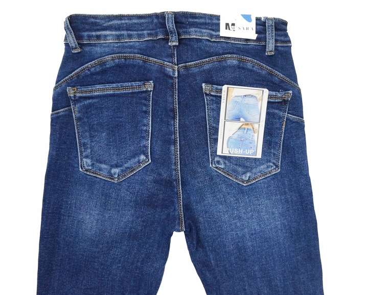 tujkama_M.SARA SPODNIE JEANSY WYSZCZUPLAJĄCE PUSH