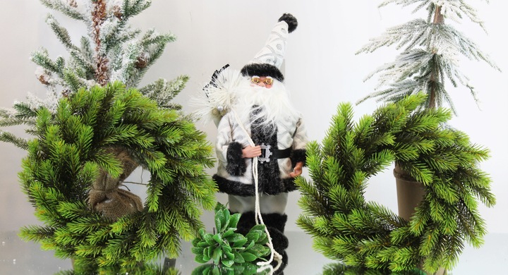 Wianek świąteczny wieniec stroik na stół drzwi Ø30 DEcodomi