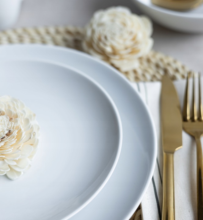 LUBIANA BOSS SERWIS OBIADOWY 18 EL 6 OS PORCELANA