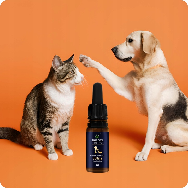 Olejek Konopny CBD 3% | Dla Psa 900mg 33ml | Weterynaryjny | Bez THC