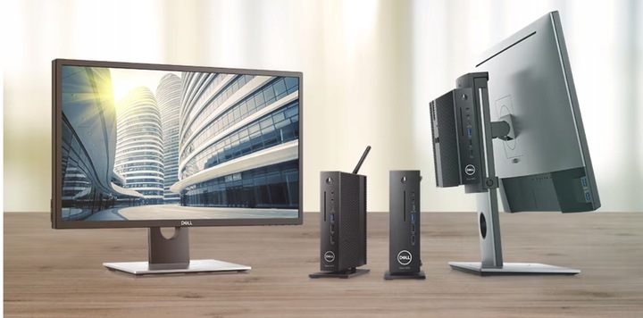 Thin Client Dell Wyse 5070 Celeron 8GB 256SSD SSD+Podstawka+Myszka