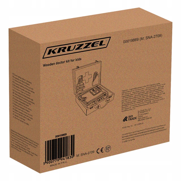 Drewniany Zestaw Małego Doktora Lekarz Dentysta dla Dzieci Prezent
