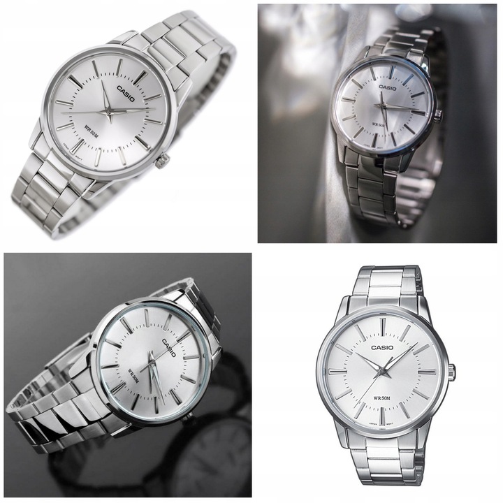 ZEGAREK MĘSKI CASIO MTP-1303PD stalowy klasyczny +BOX +GRAWER