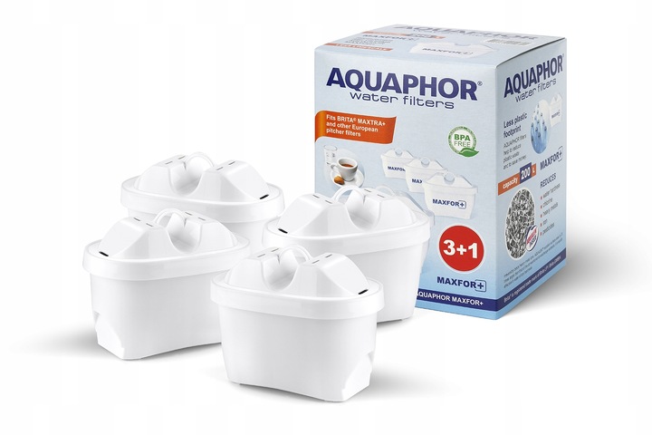 Filtr do wody Aquaphor Maxfor+ (3+1) 4 szt
