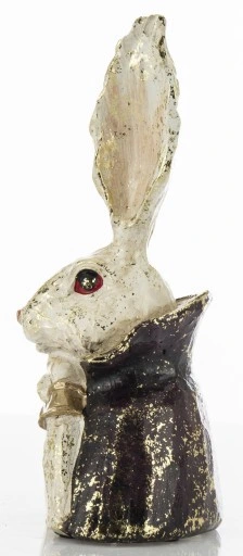 FIGURKA FIGURA - POPIERSIE ZAJĄCA KRÓLIKA model II