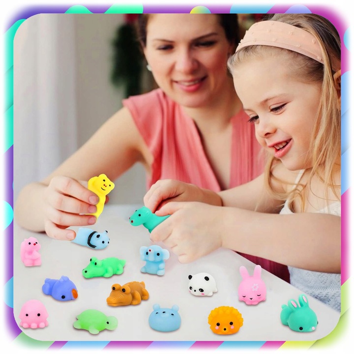 75 SZT GNIOTEK SQUISHY ANTYSTRESOWY ZABAWKA MOCHI SENSORYCZNY DLA DZIECI