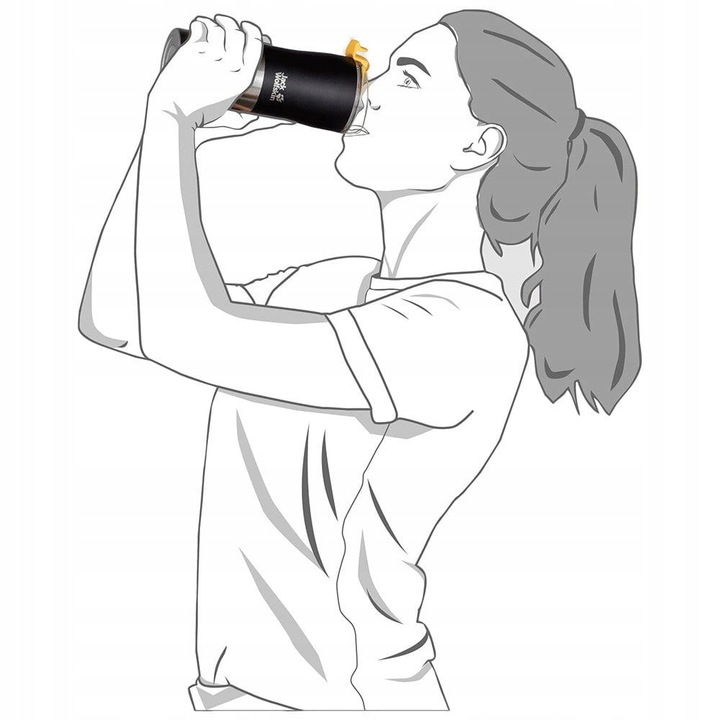 JACK WOLFSKIN KUBEK TERMICZNY NA KAWĘ HERBATĘ SZCZELNY TURYSTYCZNY 500 ml -