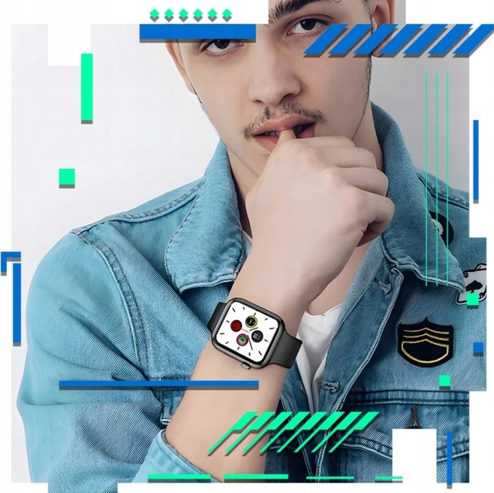 SMARTBAND zegarek SMARTWATCH Puls Krokomierz Kalorie AMOLED