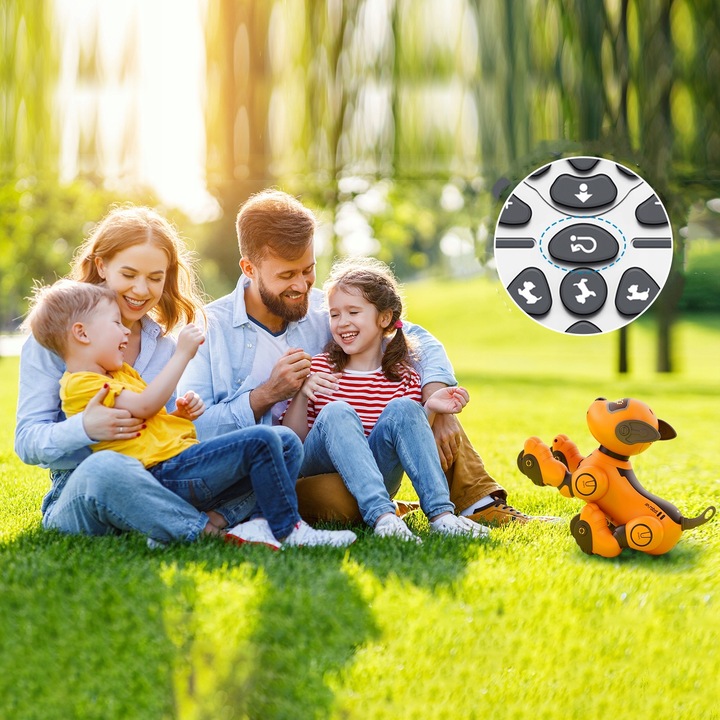 ROBOT INTERAKTYWNY PIES PIESEK ZDALNIE STEROWANY PROGRAMOWANY 20+ FUNKCJE
