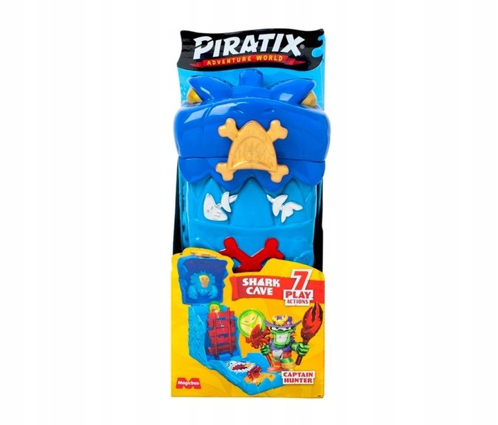 PIRATIX Secret Cave SKULL Jaskinia + Figurka CAPITAN HUNTER Zestaw 3+