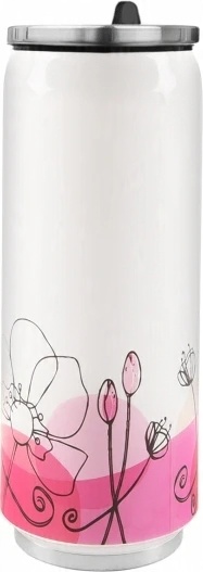 Kubek termiczny, termos Orion Maki biały 500 ml