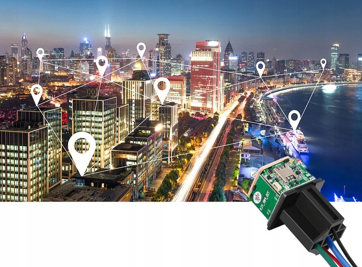 LOKALIZATOR GPS C13 ODCIĘCIE PALIWA SAMOCHÓD SERWER APP BEZ ABONAMENTU