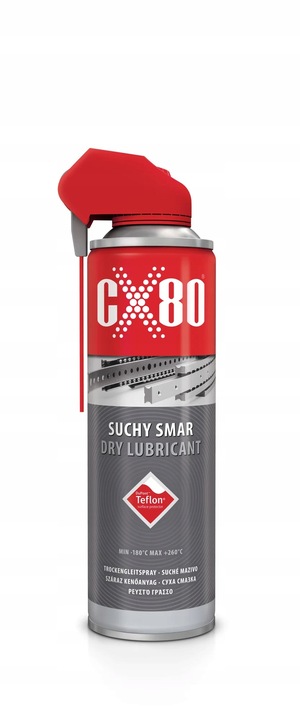 SUCHY SMAR TEFLONOWY DUO SPRAY 500 ML CX80