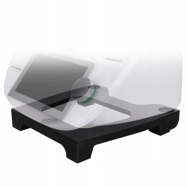 Podstawka deska tacka z kółkami pod Thermomix Termomiks TM5 TM6 CZARNA TSv3