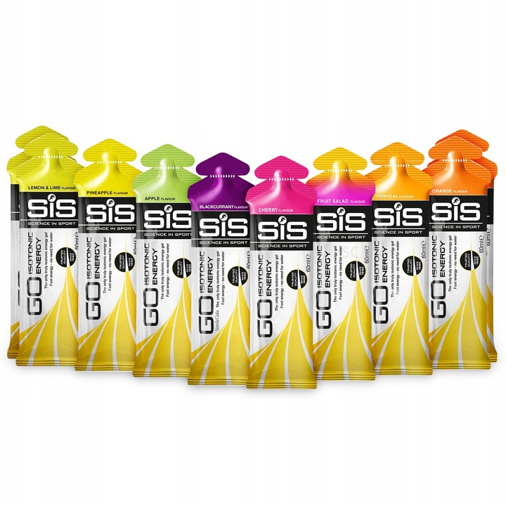 SIS ŻEL ENERGETYCZNY MIKS SMAKÓW 10 x 60ml MIX