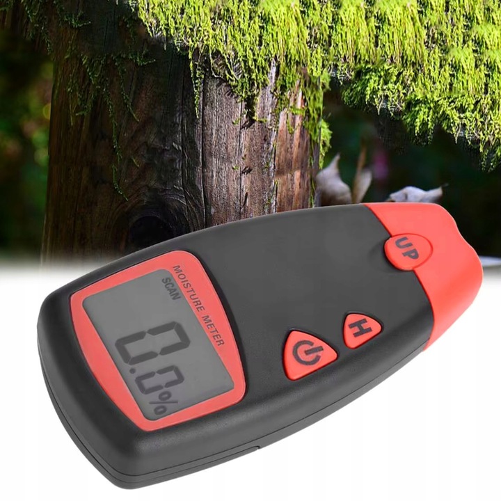 MIERNIK WILGOCI WILGOTNOŚCI WILGOTNOŚCIOMIERZ DREWNA DRZEWA 9V ZESTAW