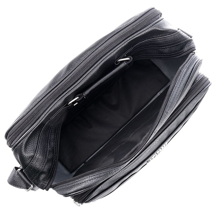 Torba Męska na Ramię do Pracy Skórzana Torby A4