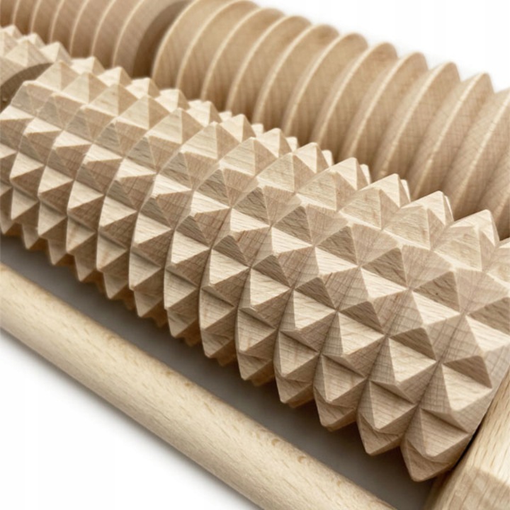 Masażer receptor DREWNIANY do stóp DUŻY