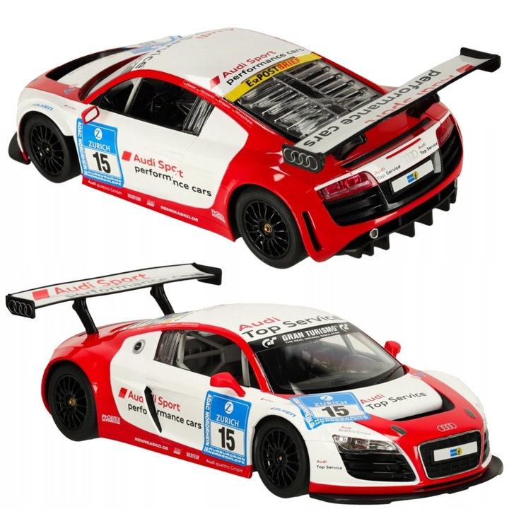 AUTO ZDALNIE STEROWANE AUDI R8 LMS PERFORMANCE WYŚCIGOWY 1:14 NA PILOTA R/C