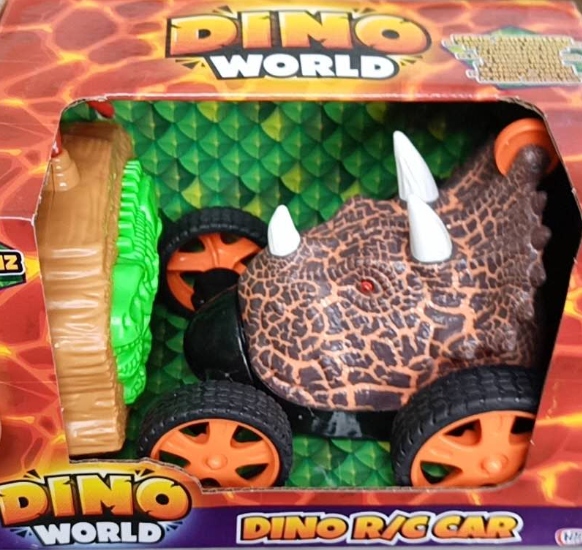 Zdalnie sterowany samochód wyścigówka auto kaskaderskie dinozaur Prezent
