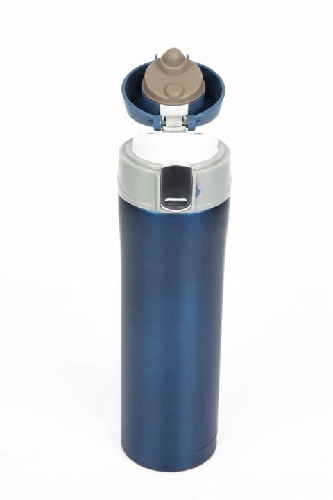 Termos turystyczny kubek termiczny Smile STT-16 420ml niebieski